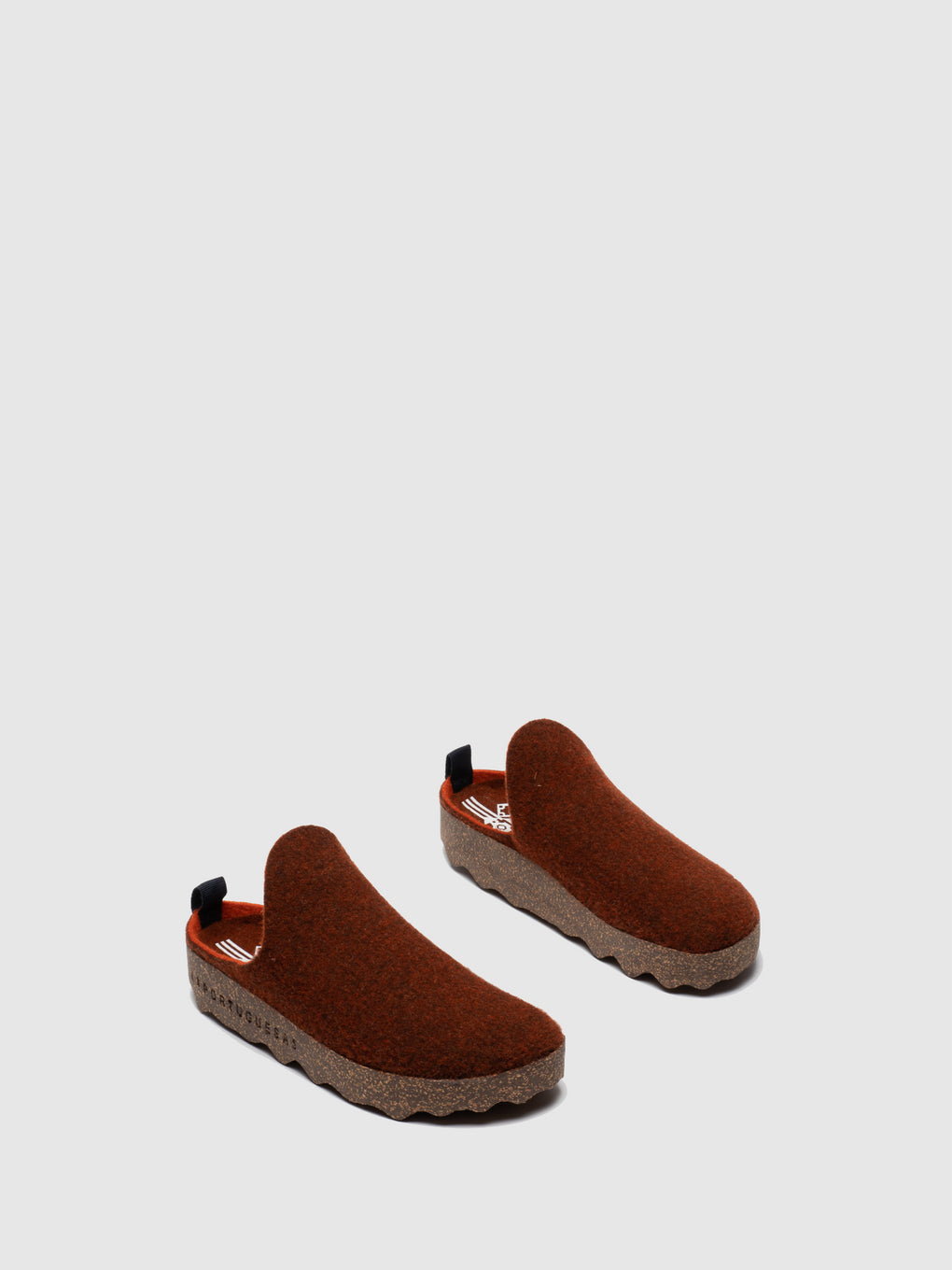 Round Toe Mules COME BROWN