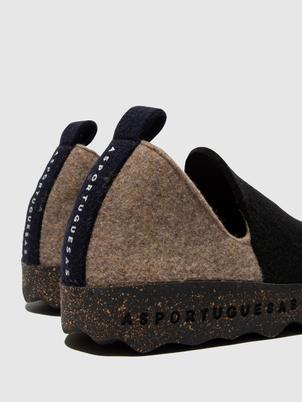 Round Toe Shoes CITY BLACK/TAUPE