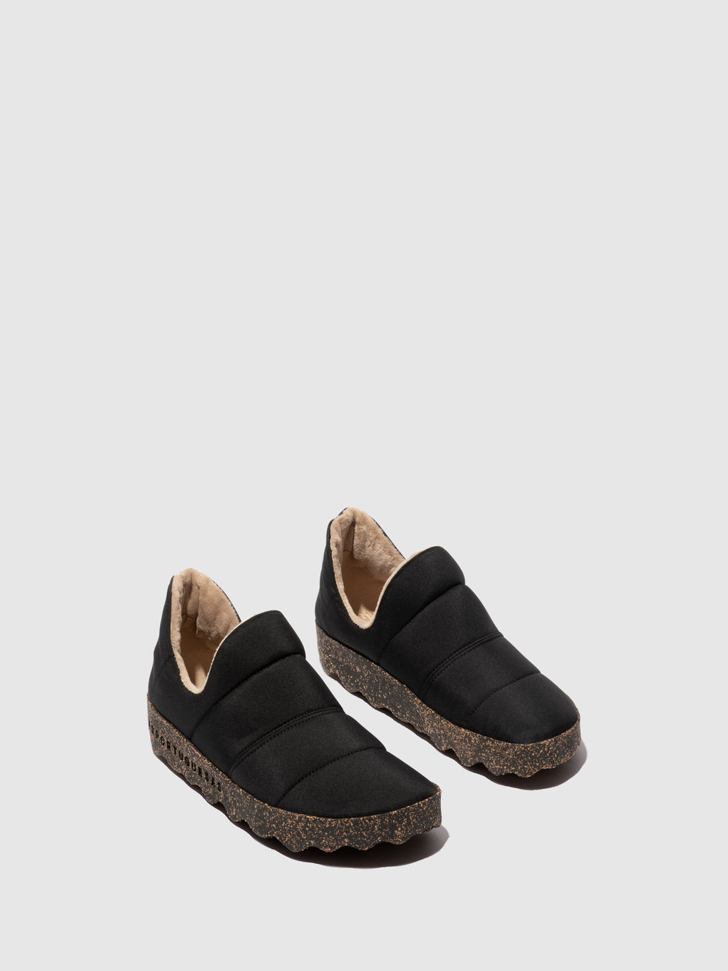 Round Toe Shoes CRUS BLACK