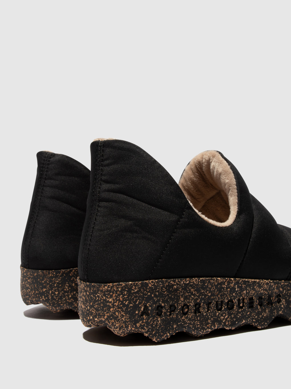 Round Toe Shoes CRUS BLACK