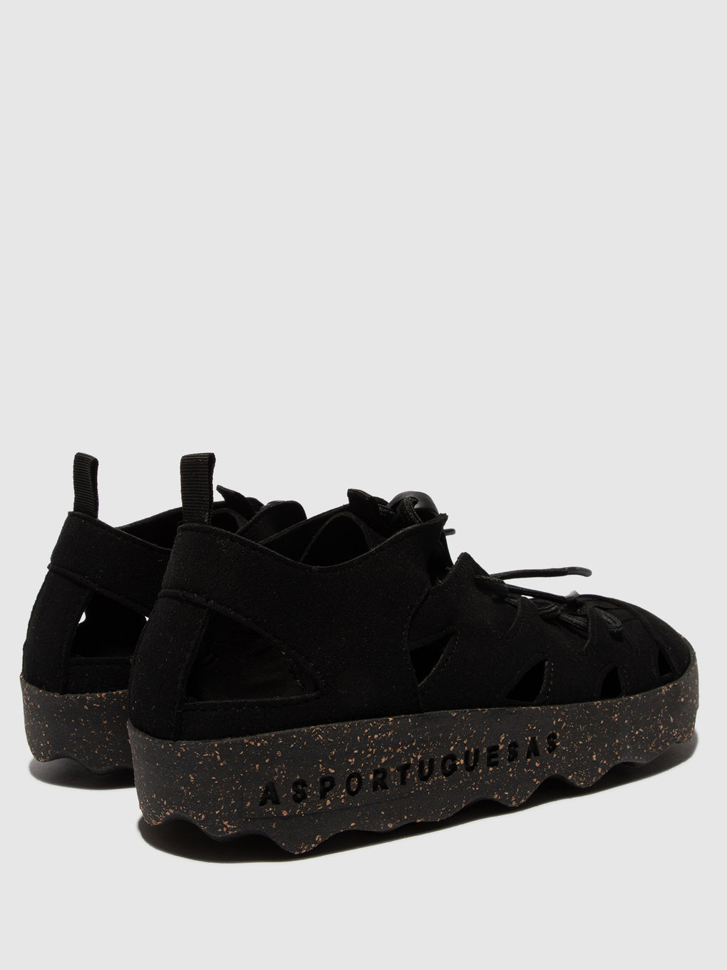 Round Toe Trainers CURE2 BLACK