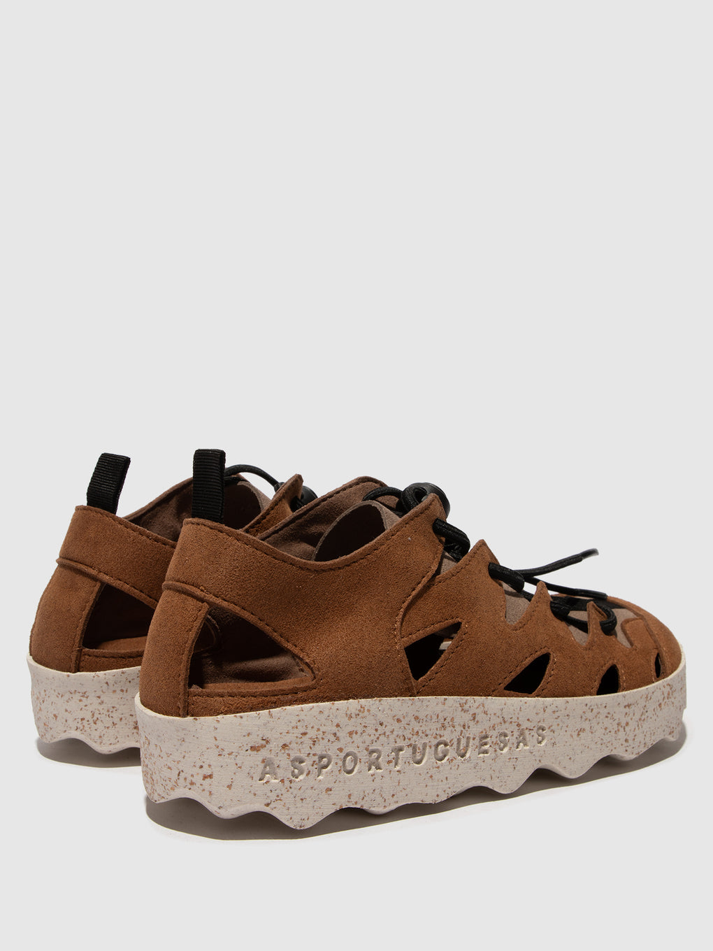 Round Toe Trainers CURE2 COGNAC