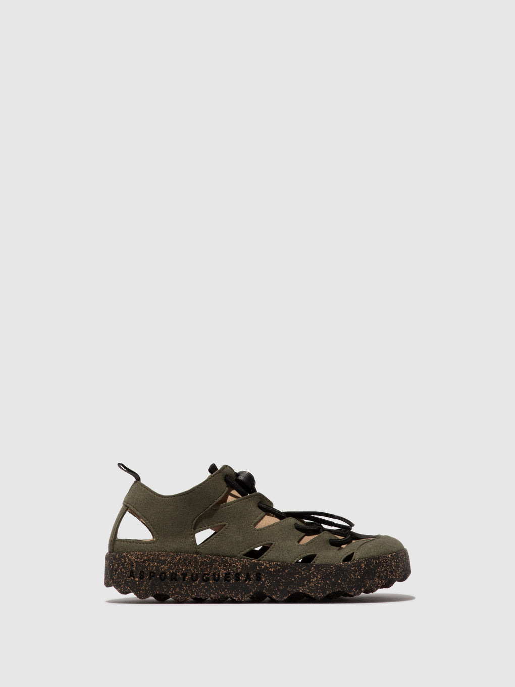 Round Toe Trainers CURE2 DEEP GREEN