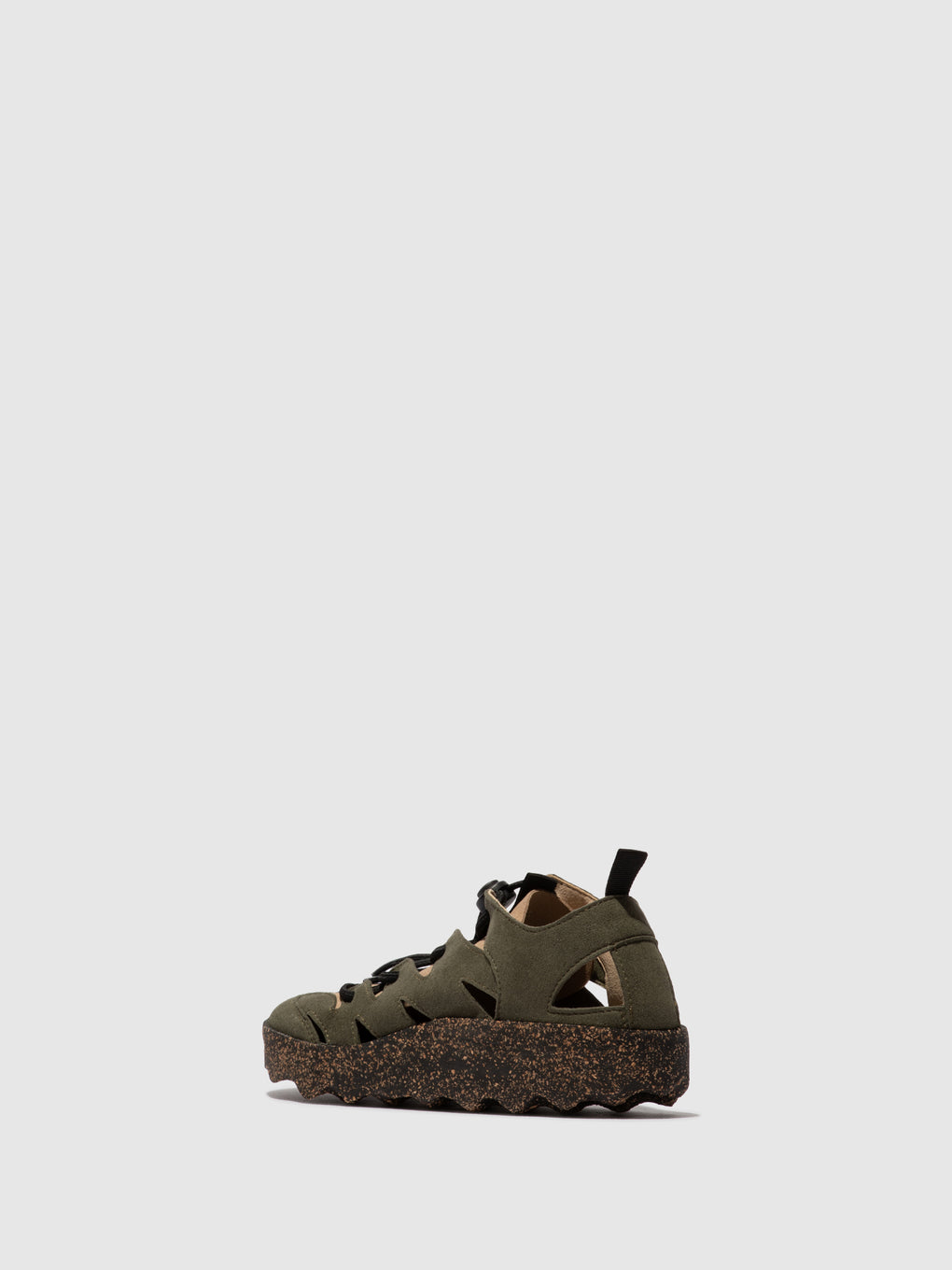 Round Toe Trainers CURE2 DEEP GREEN