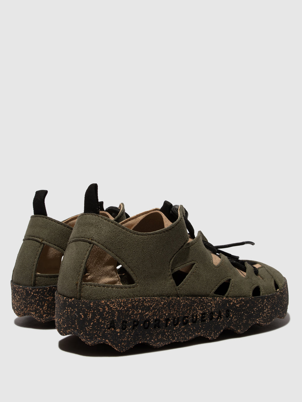 Round Toe Trainers CURE2 DEEP GREEN