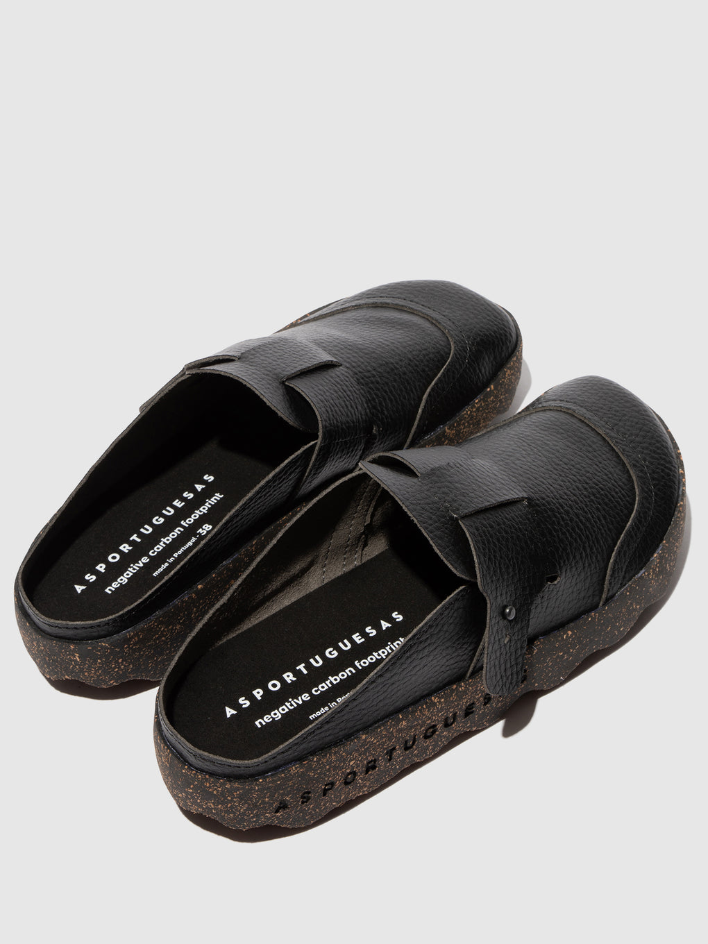 Slip-on Mules COLE BLACK LEATHER