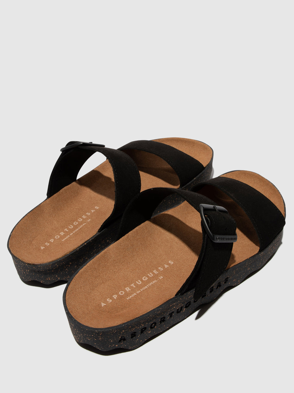 Strappy Sandals COLY BLACK SUEDE