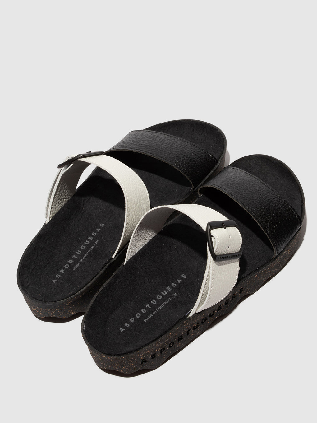 Strappy Sandals COLY BLACK/WHITE