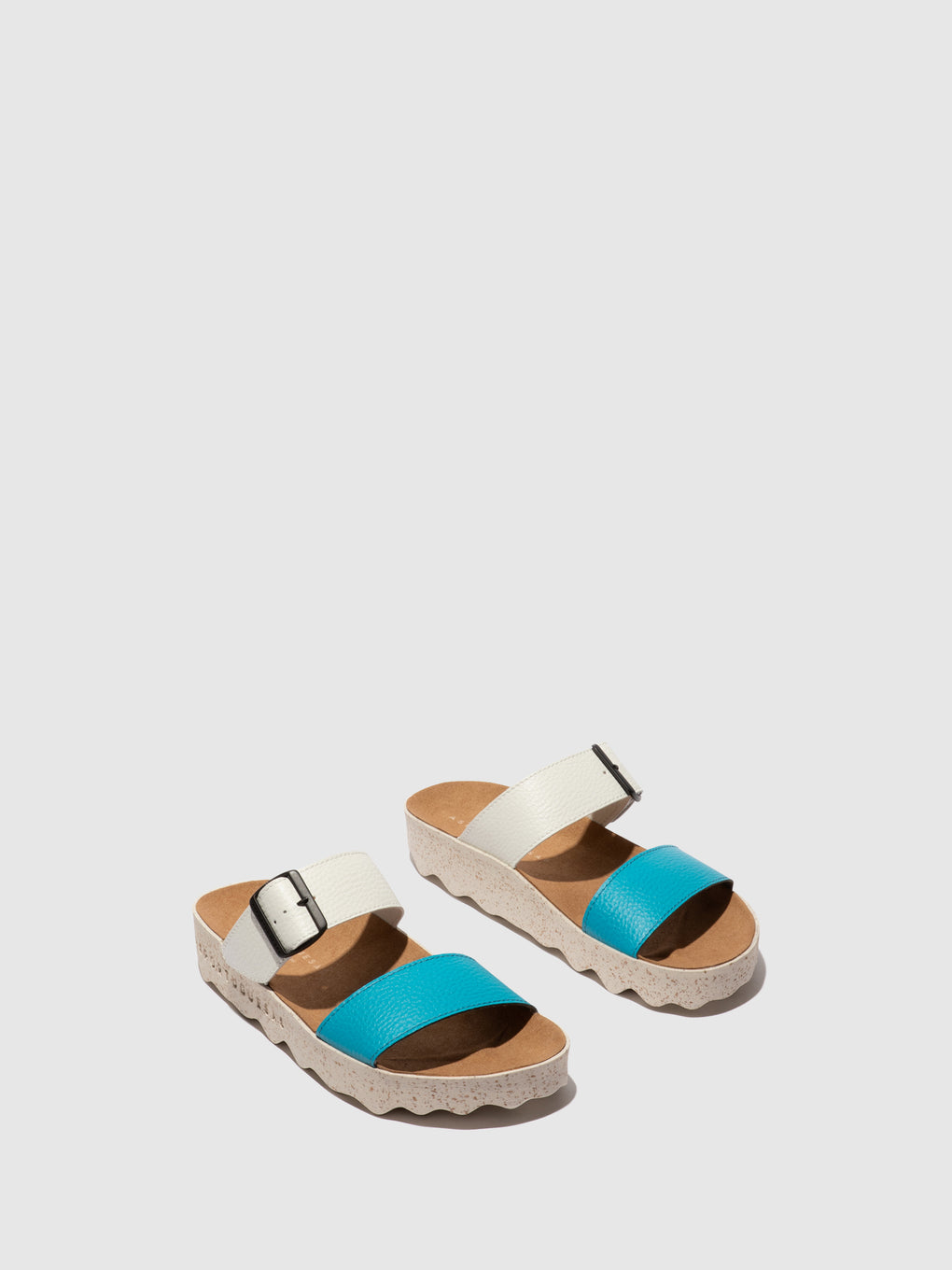 Strappy Sandals COLY TROPIC BLUE/WHITE