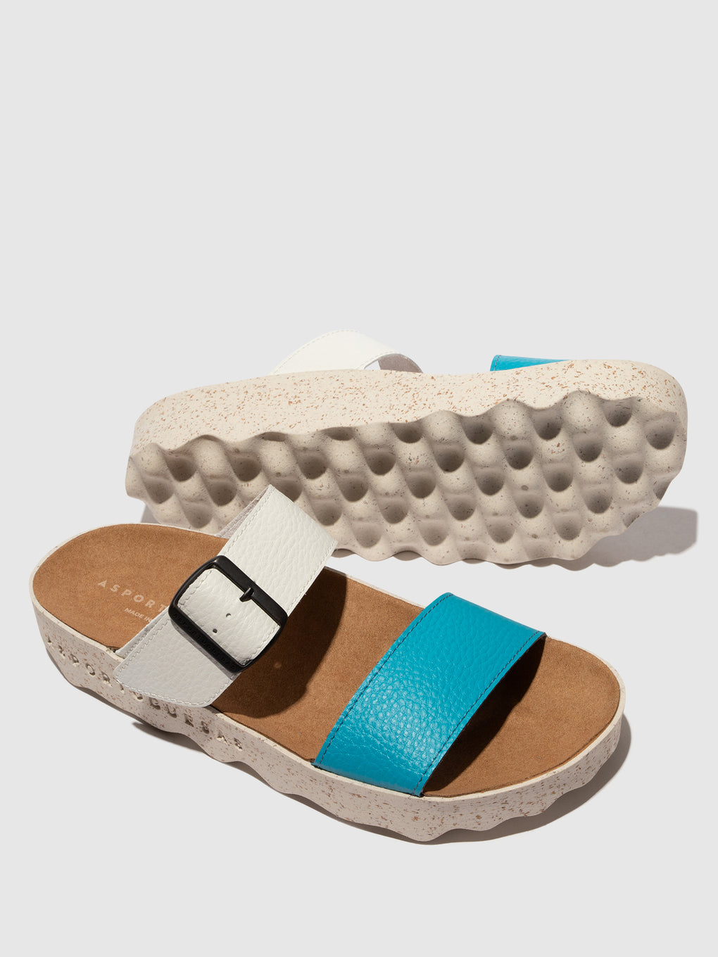 Strappy Sandals COLY TROPIC BLUE/WHITE