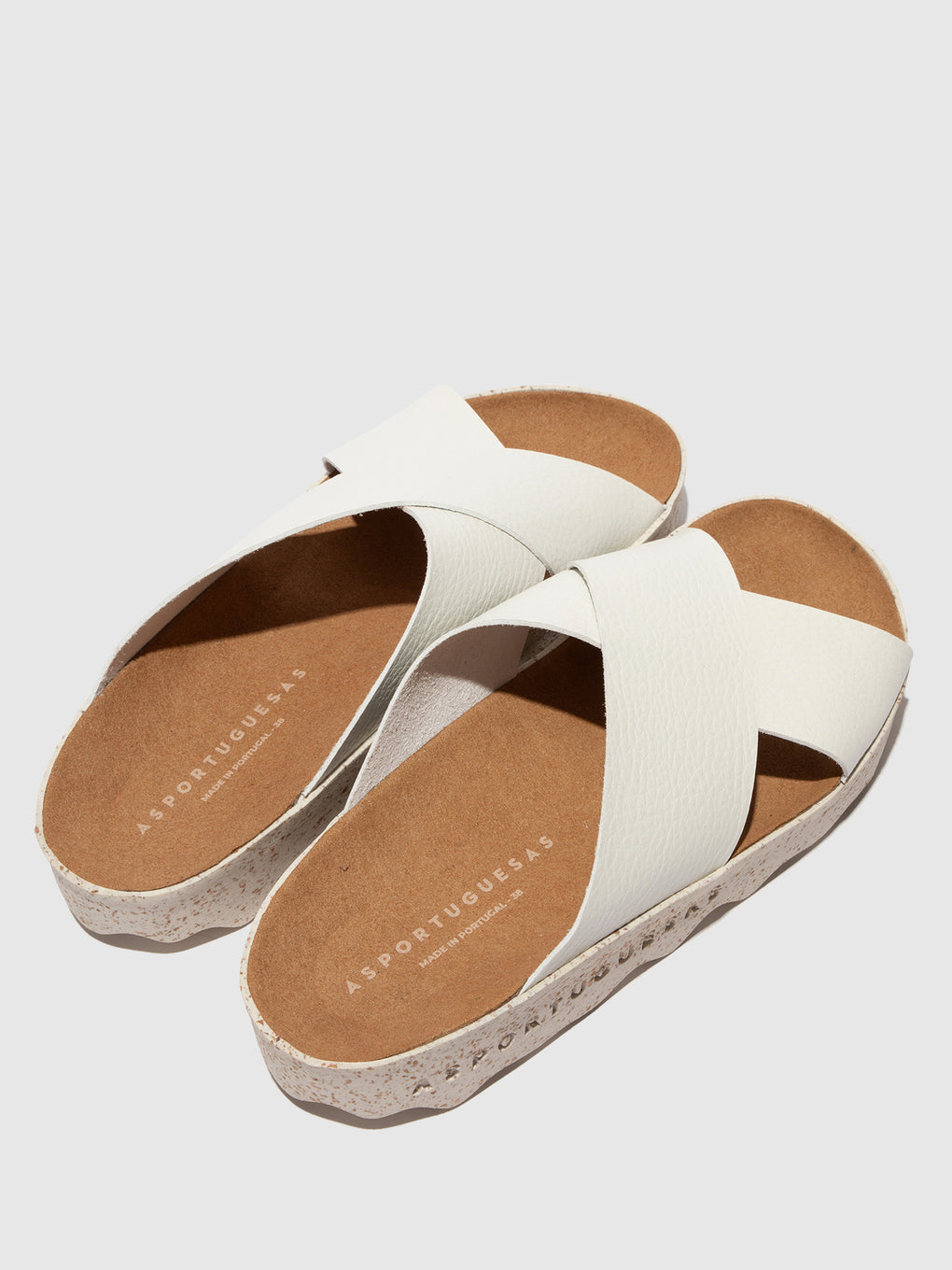 Criss-cross Sandals CROSS WHITE