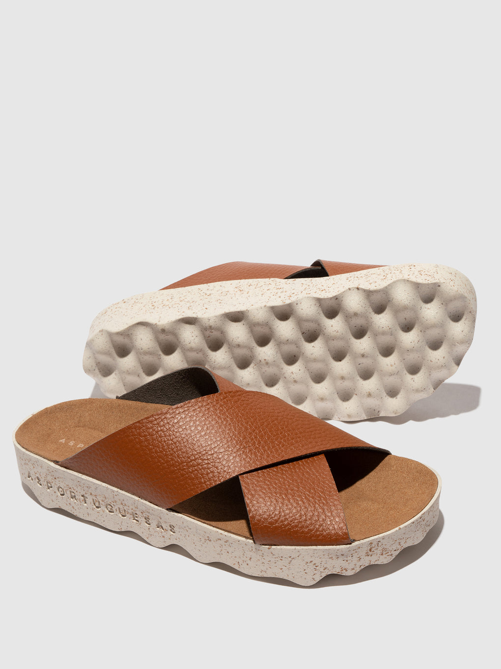 Criss-cross Sandals CROSS TAN