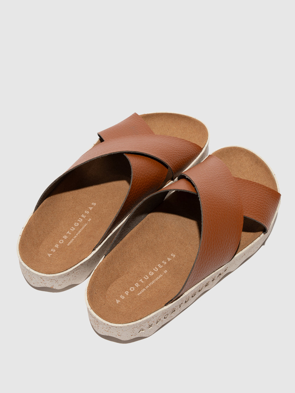Criss-cross Sandals CROSS TAN