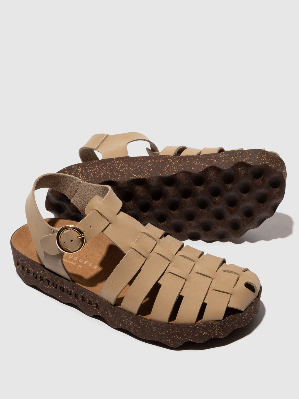 Buckle Sandals CALIX BEIGE