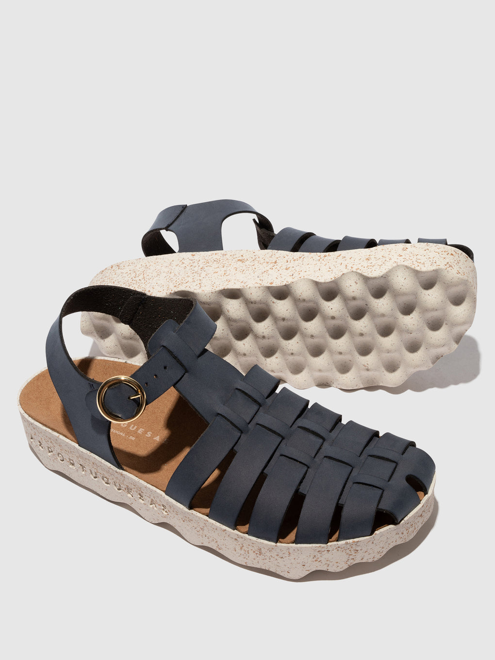 Buckle Sandals CALIX NAVY