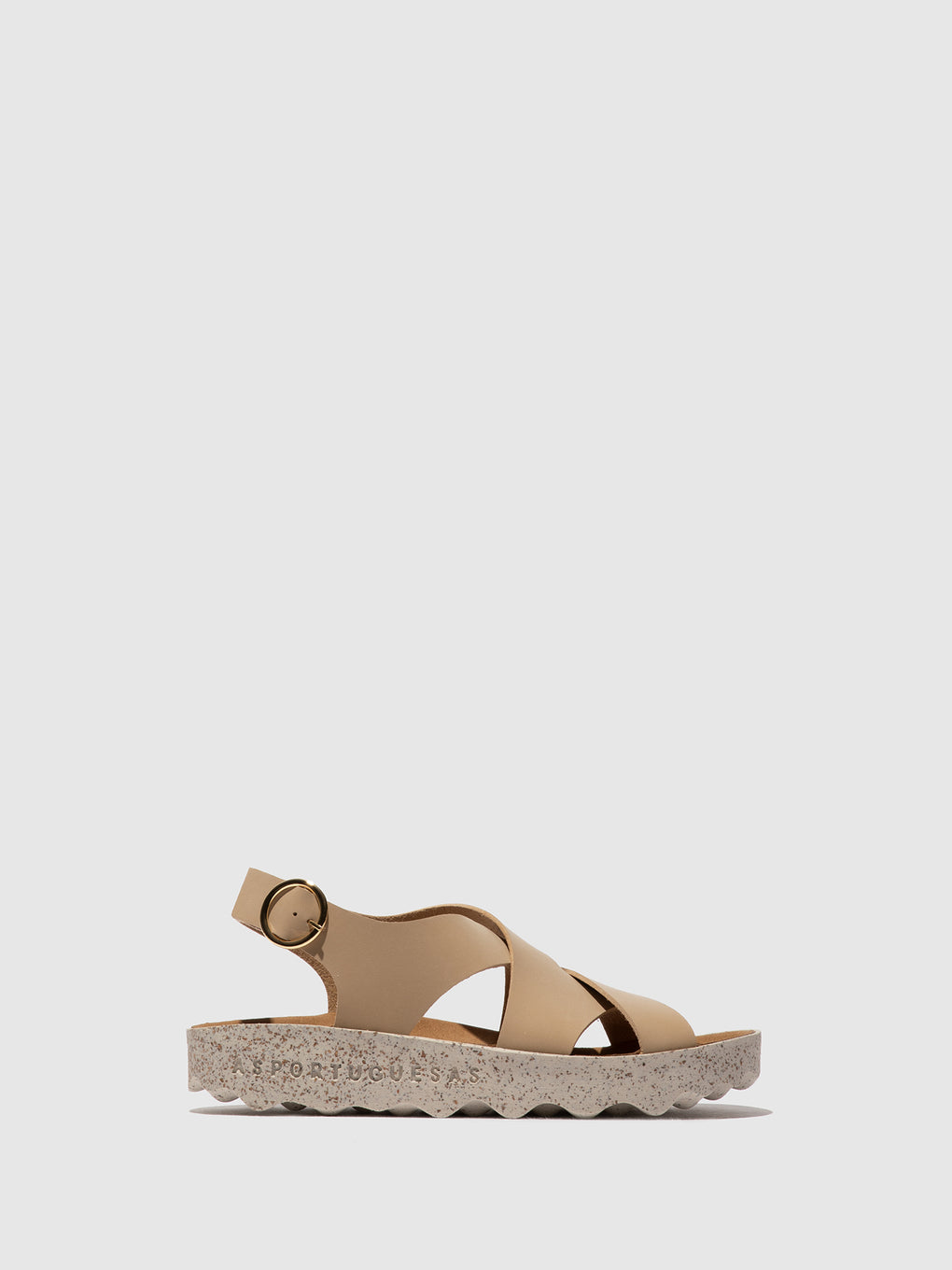 Buckle Sandals CUSK BEIGE