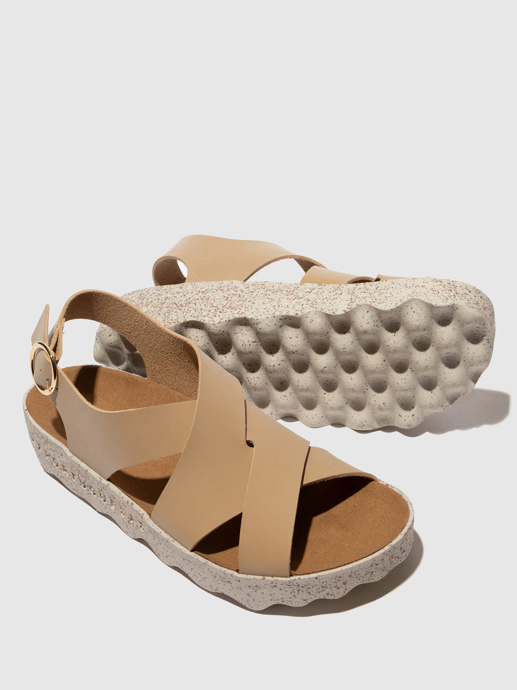 Buckle Sandals CUSK BEIGE