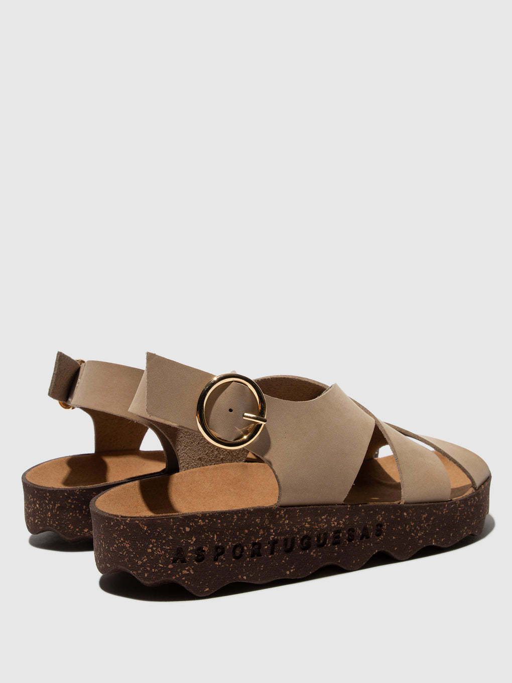 Buckle Sandals CUSK BEIGE