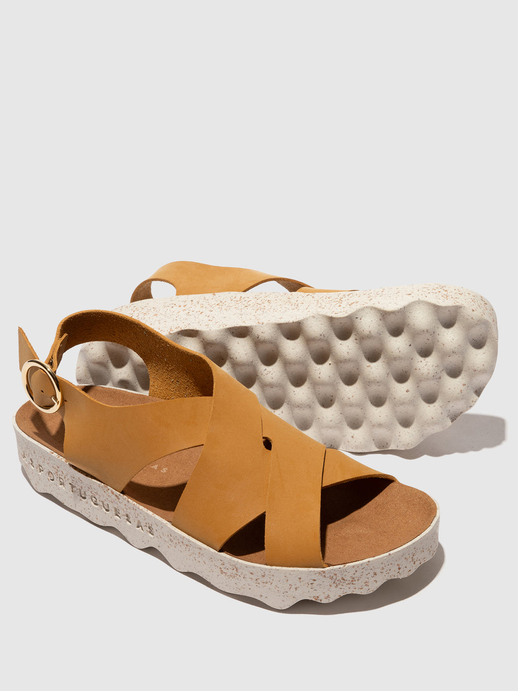 Buckle Sandals CUSK CAMEL