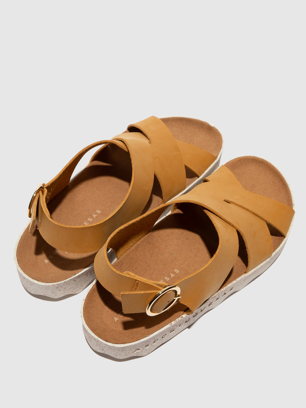 Buckle Sandals CUSK CAMEL