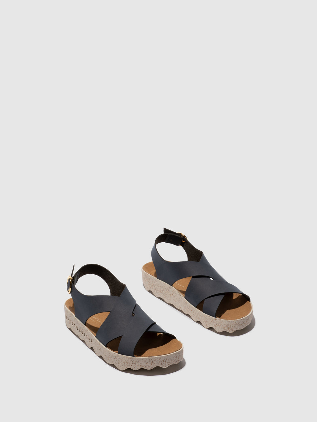 Buckle Sandals CUSK NAVY
