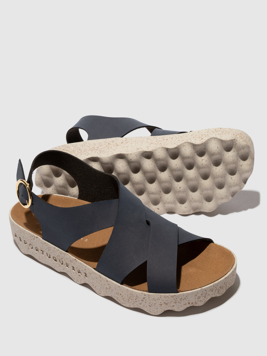 Buckle Sandals CUSK NAVY