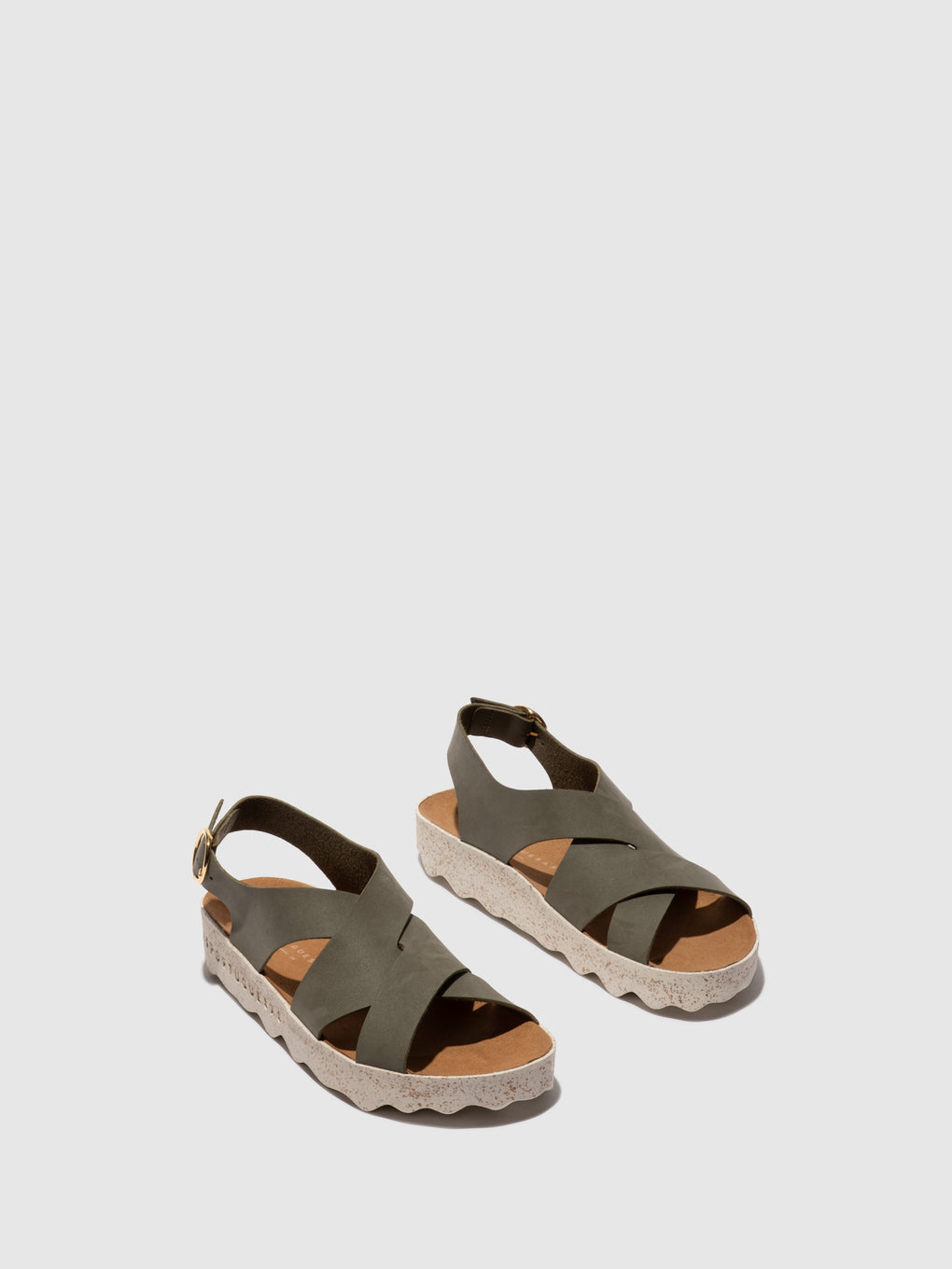 Buckle Sandals CUSK KHAKI