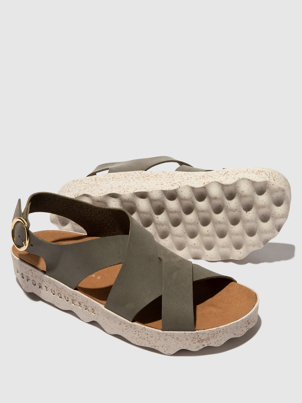 Buckle Sandals CUSK KHAKI