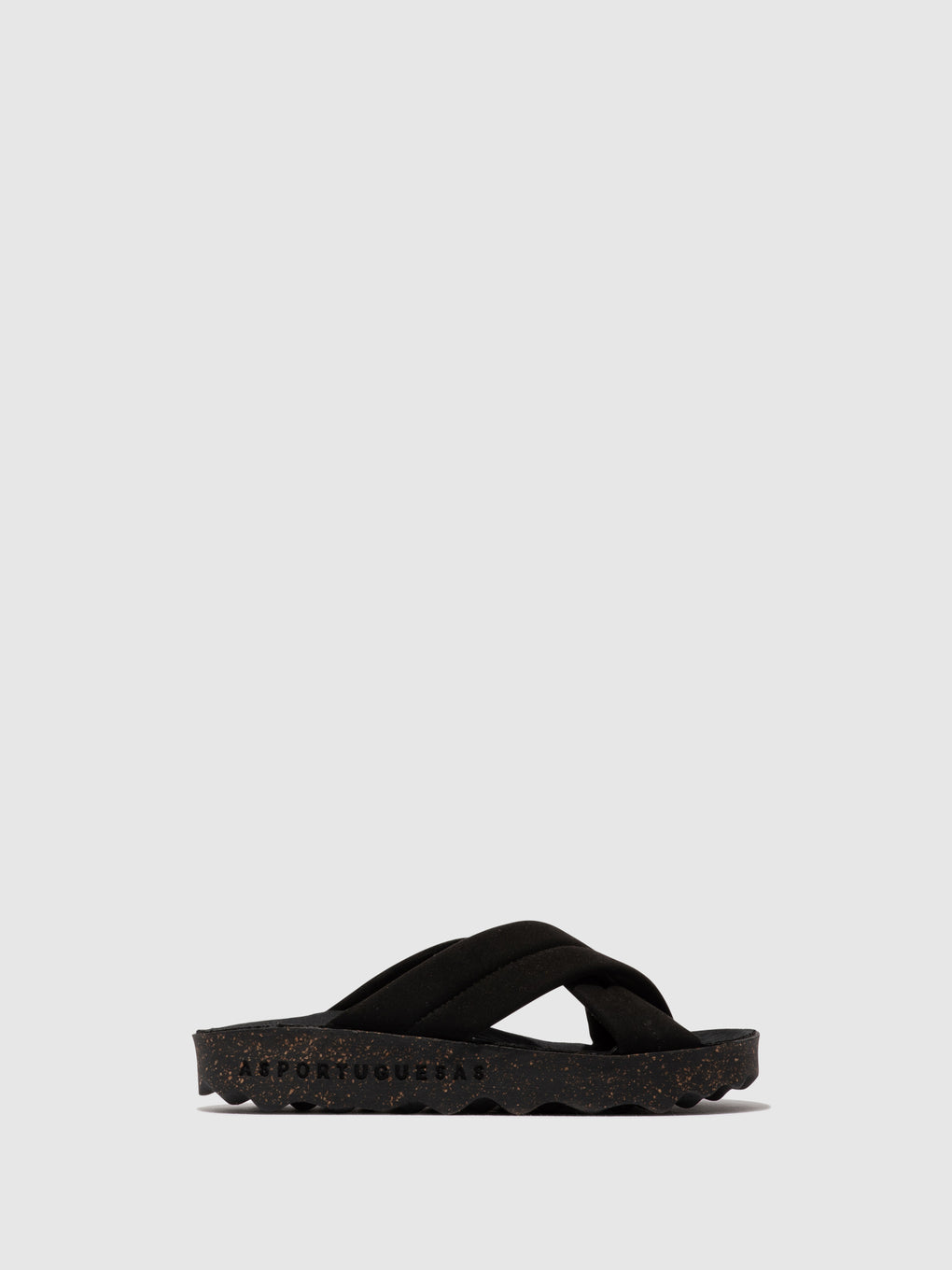 Criss-cross Sandals CURR BLACK