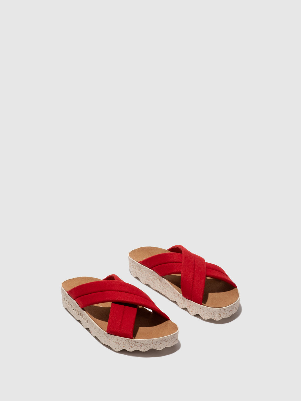Criss-cross Sandals CURR RUBY