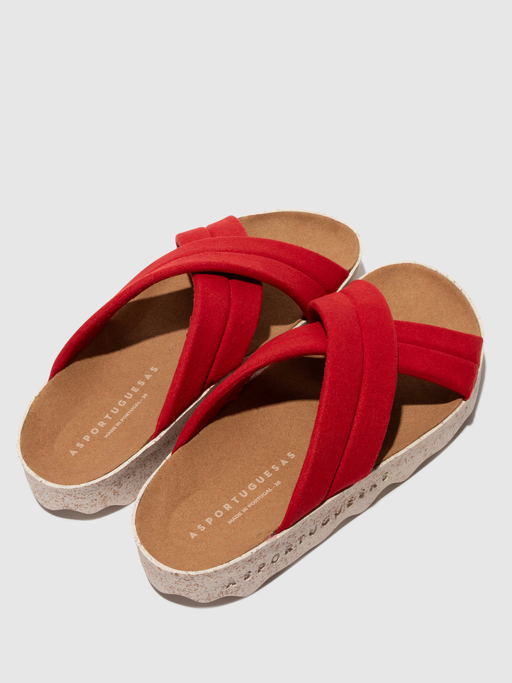 Criss-cross Sandals CURR RUBY