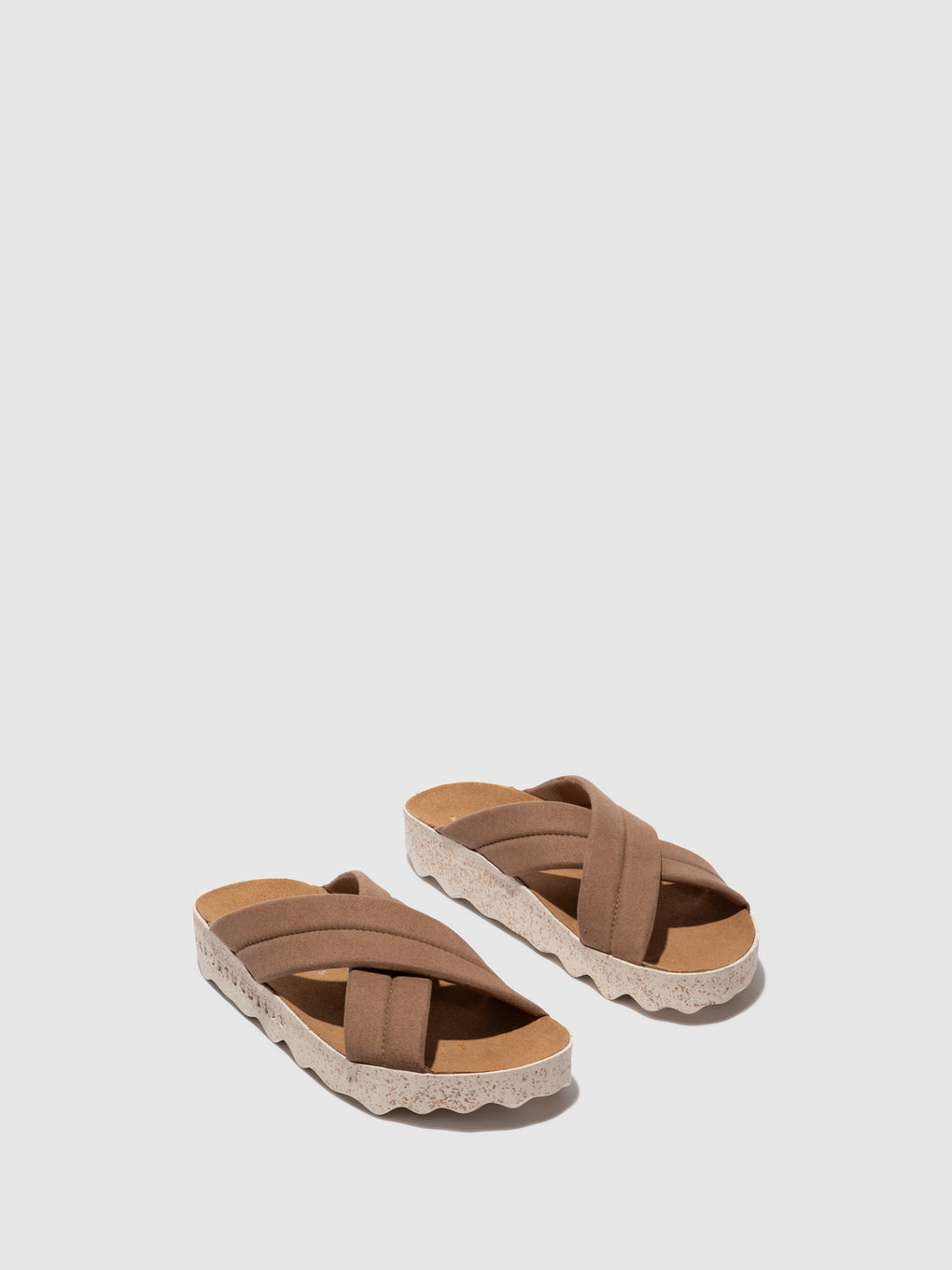 Criss-cross Sandals CURR TOFFEE