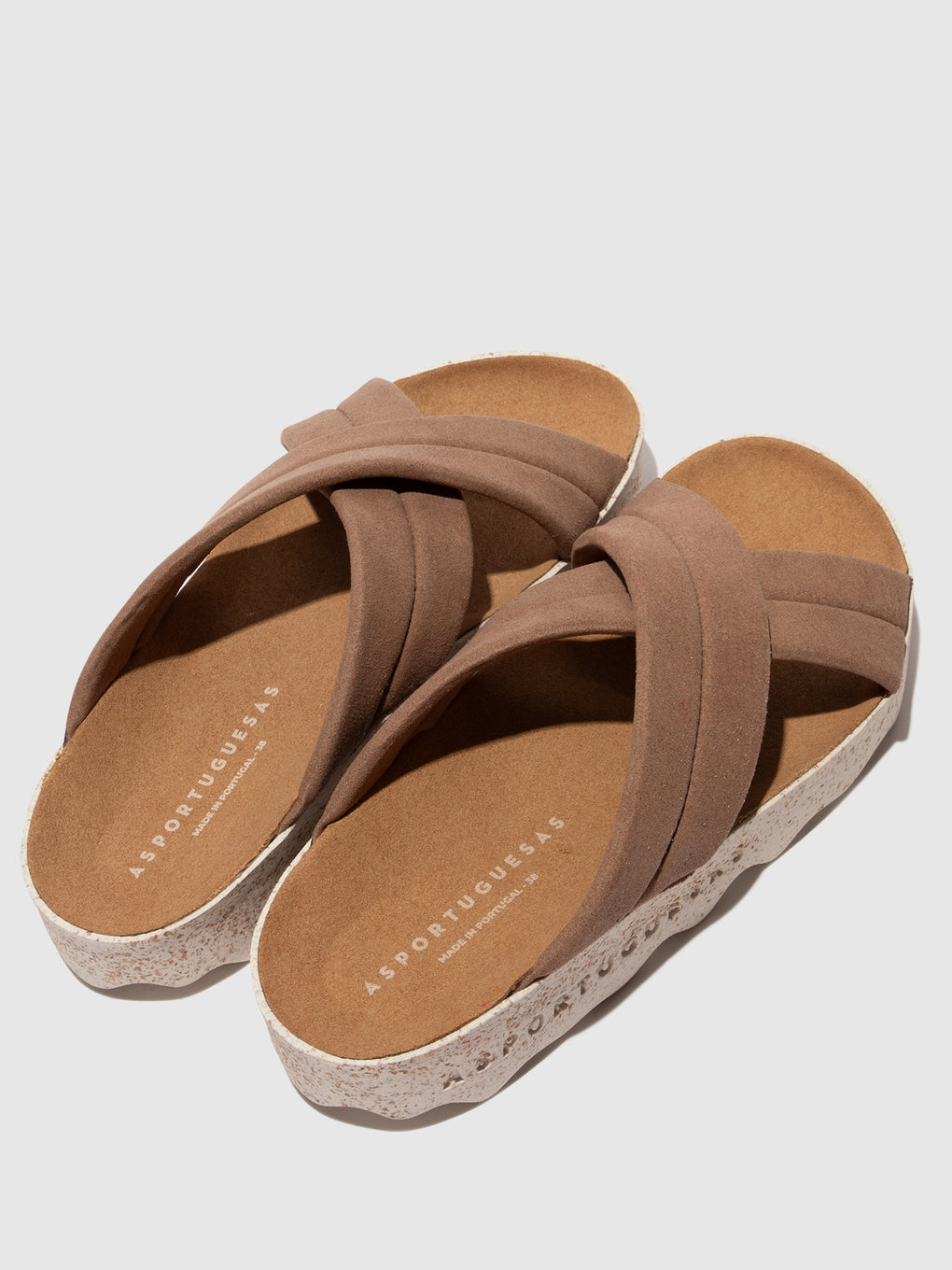 Criss-cross Sandals CURR TOFFEE