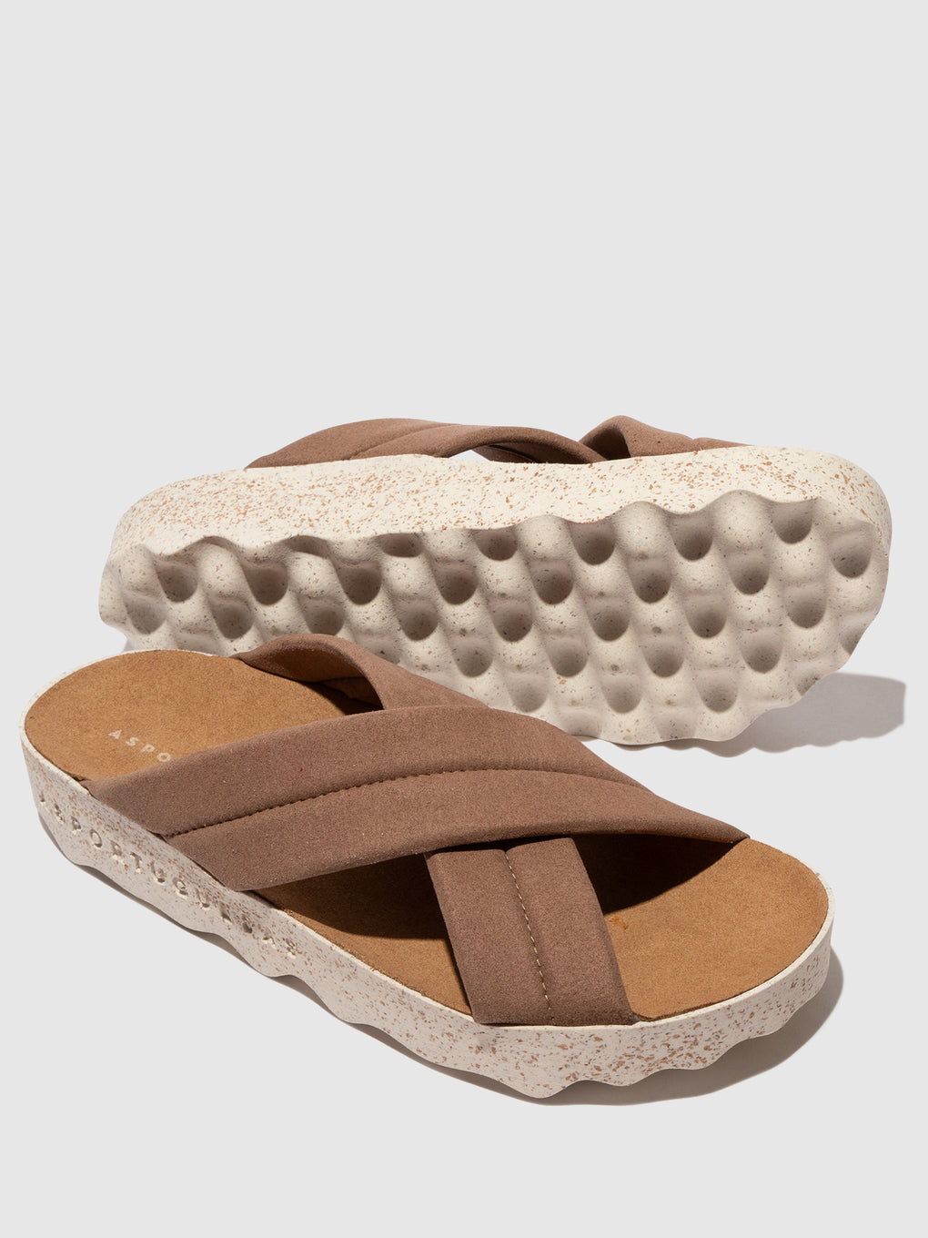 Criss-cross Sandals CURR TOFFEE