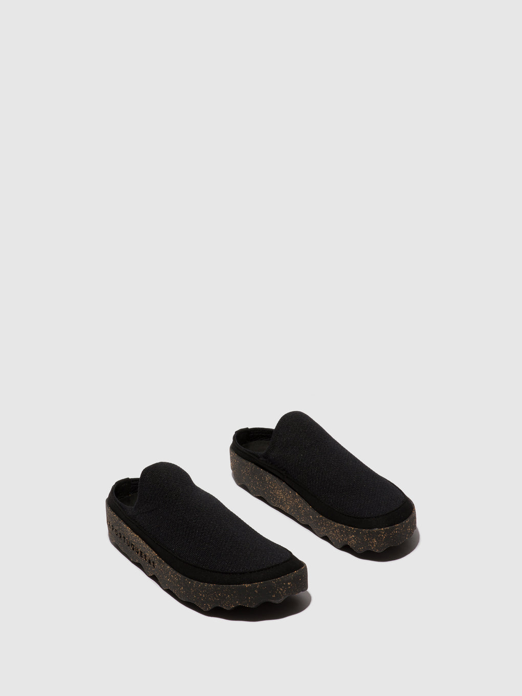 Elasticated Mules COVE BLACK