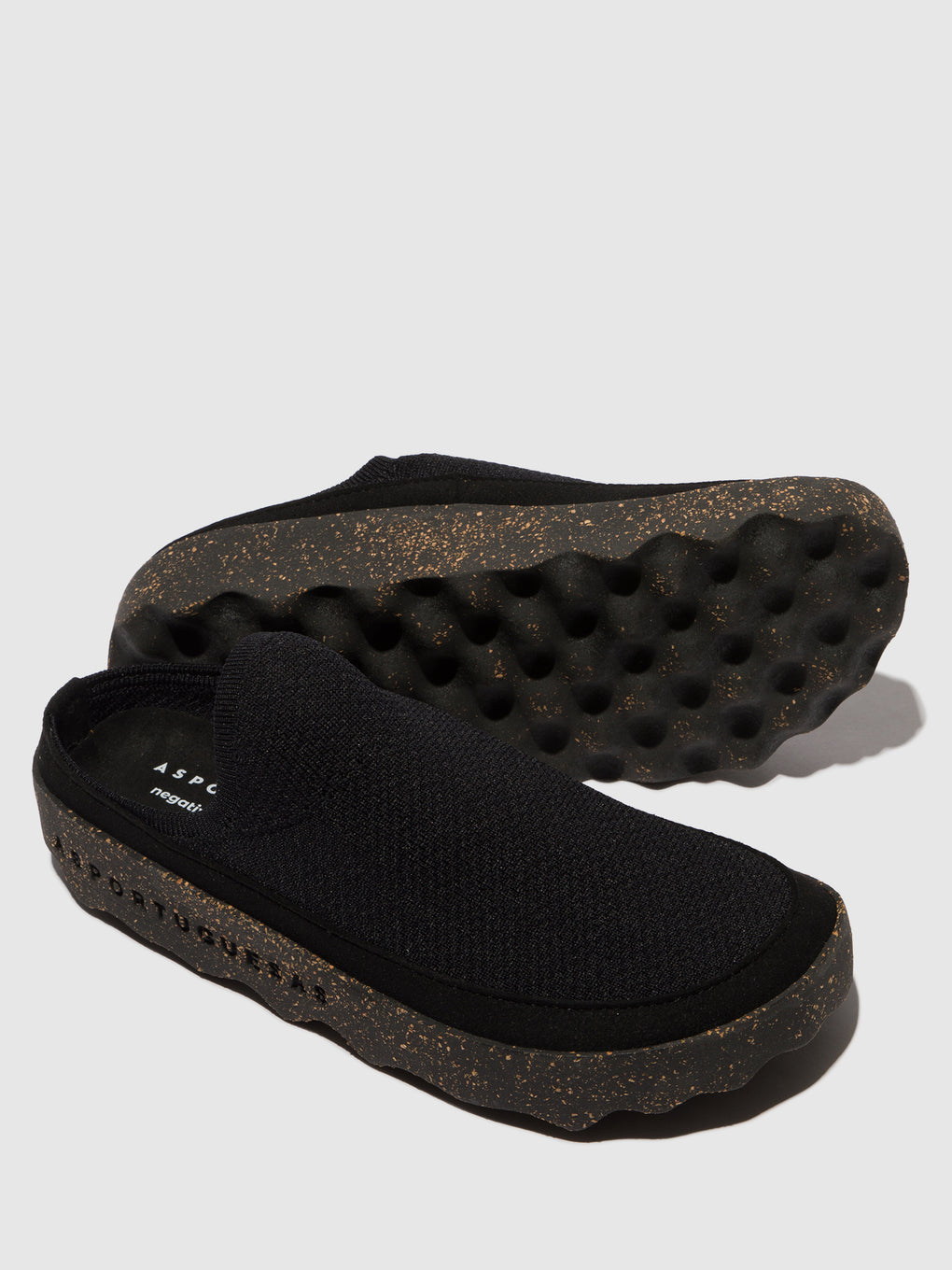 Elasticated Mules COVE BLACK