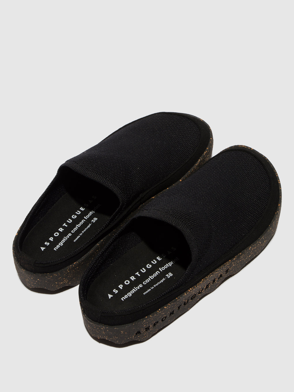 Elasticated Mules COVE BLACK