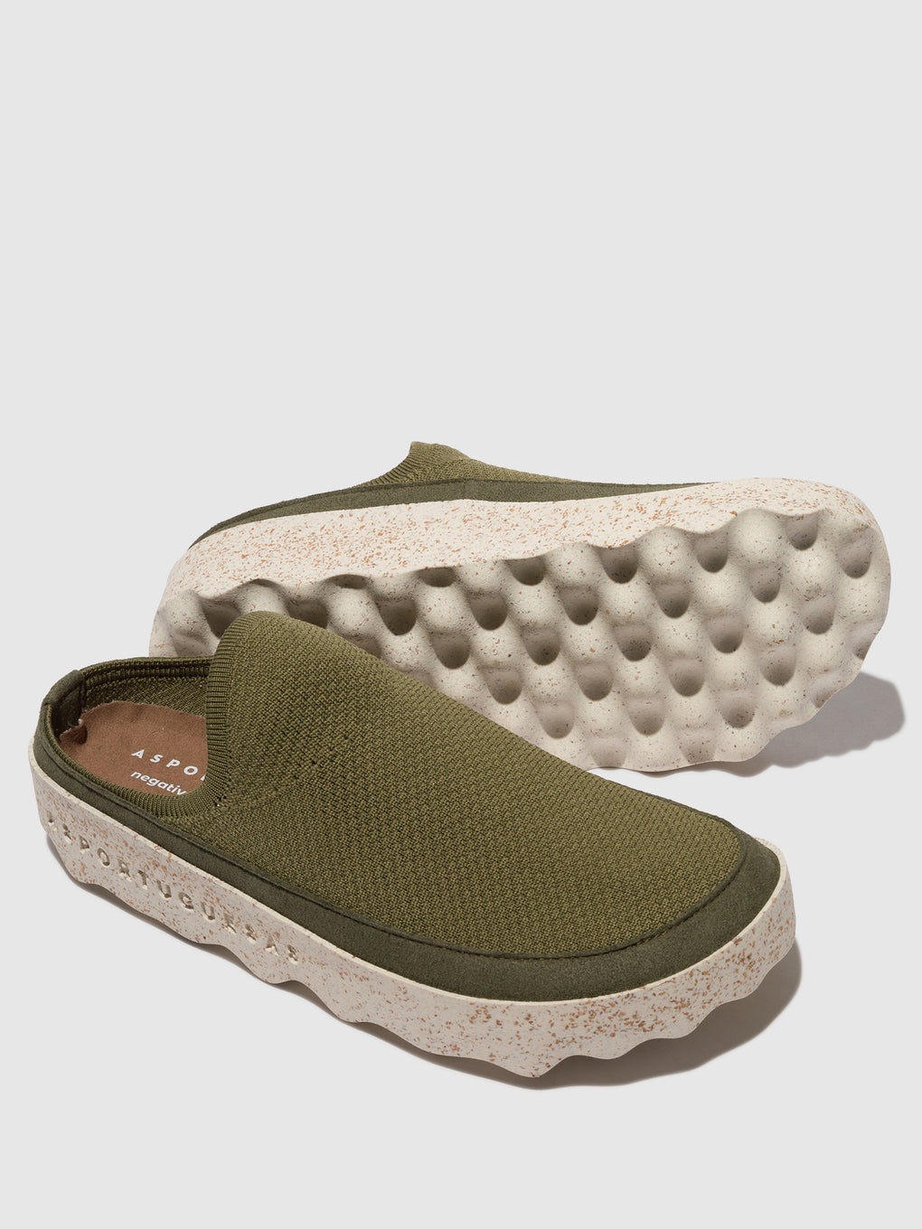Elasticated Mules COVE OLIVE