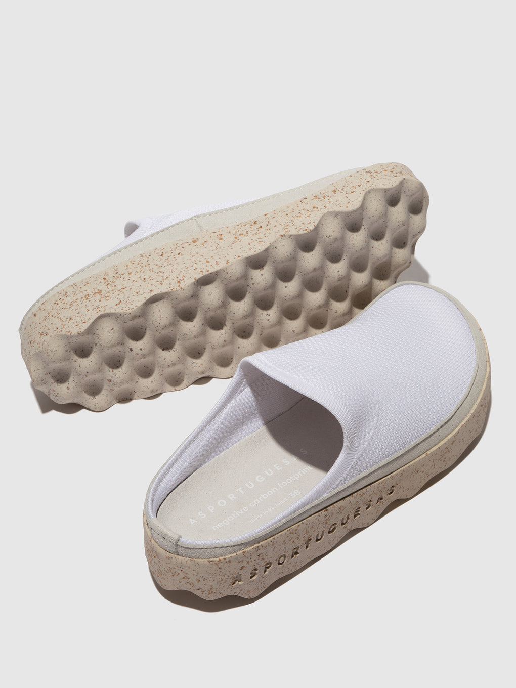 Elasticated Mules COVE WHITE