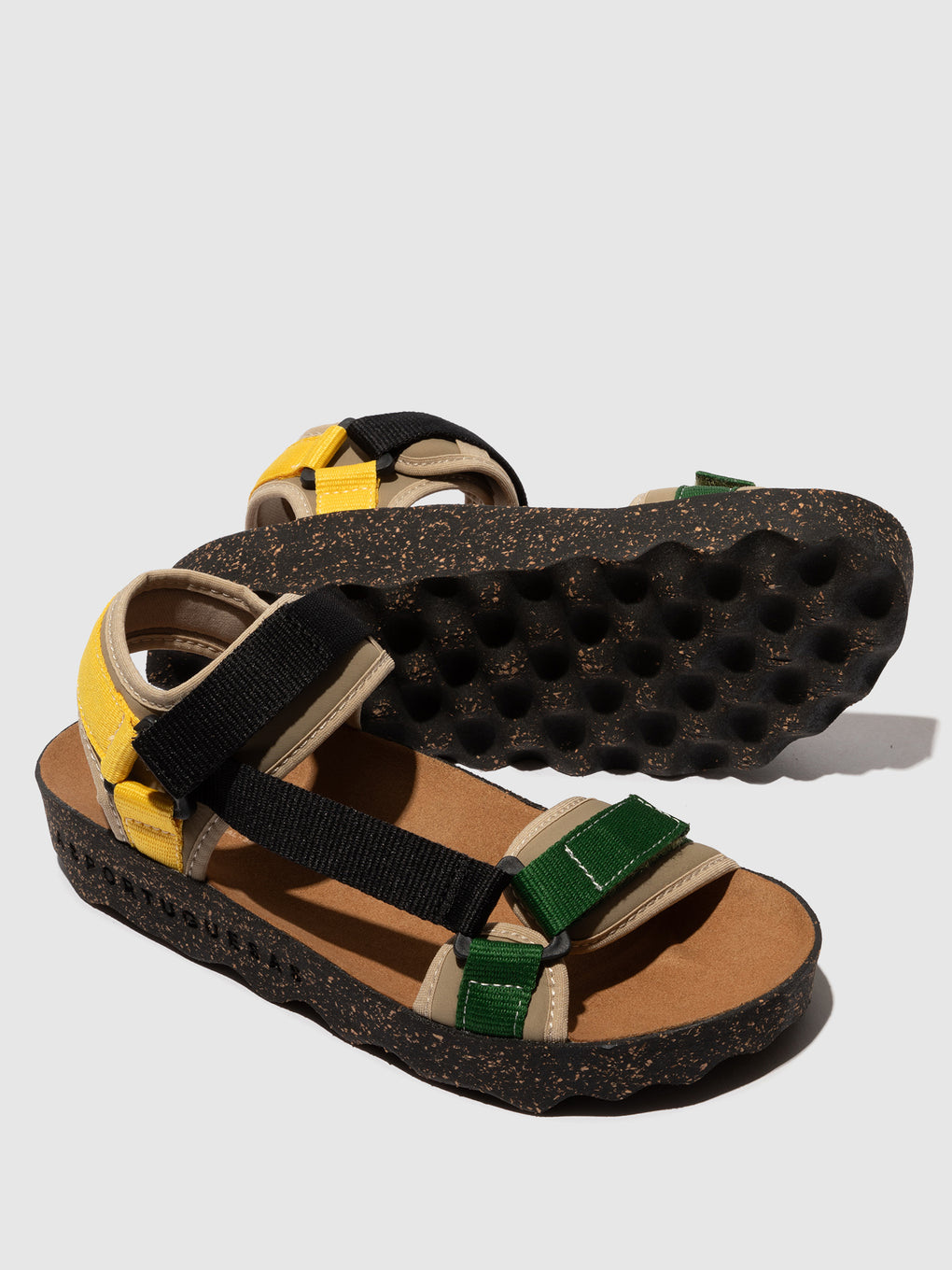 Velcro Sandals CION BEIGE