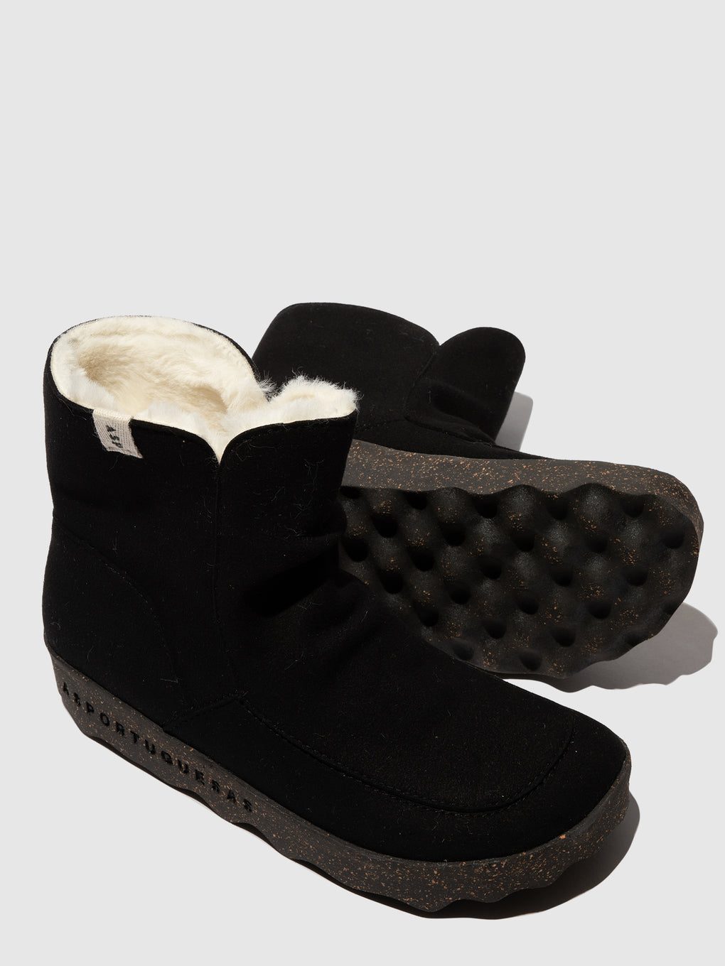 Round Toe Boots CUFF BLACK - ASPORTUGUESAS