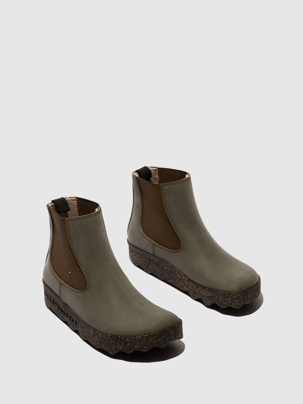 Chelsea Ankle Boots CIVET KHAKI - ASPORTUGUESAS