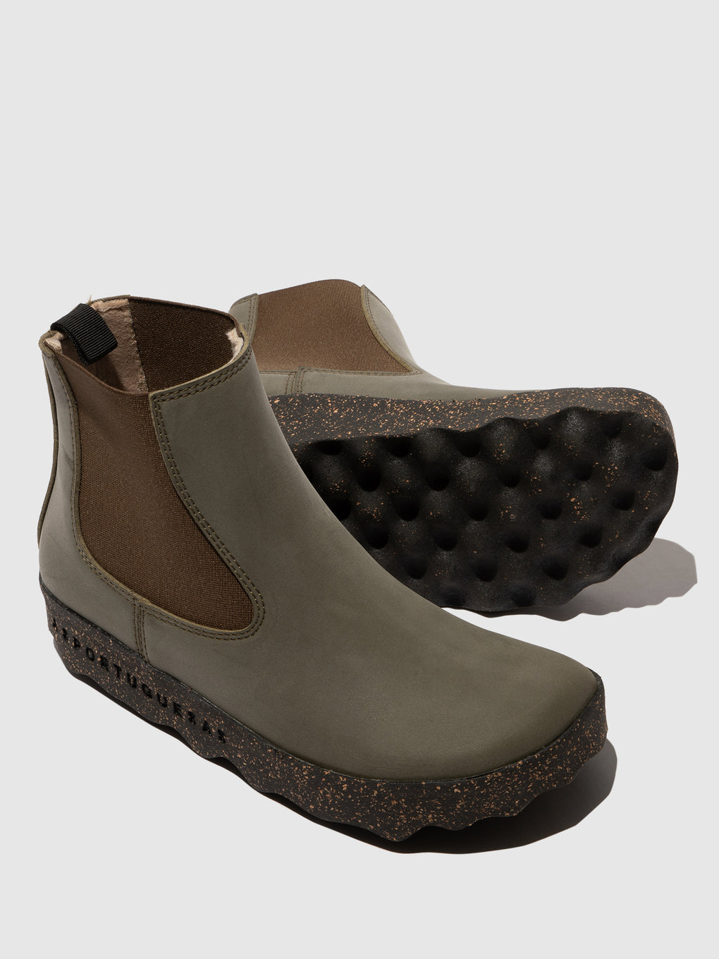 Chelsea Ankle Boots CIVET KHAKI - ASPORTUGUESAS