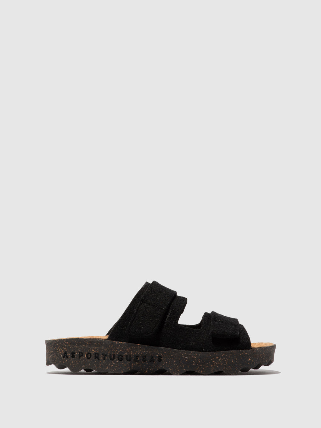 Velcro Sandals CLEEK BLACK - ASPORTUGUESAS