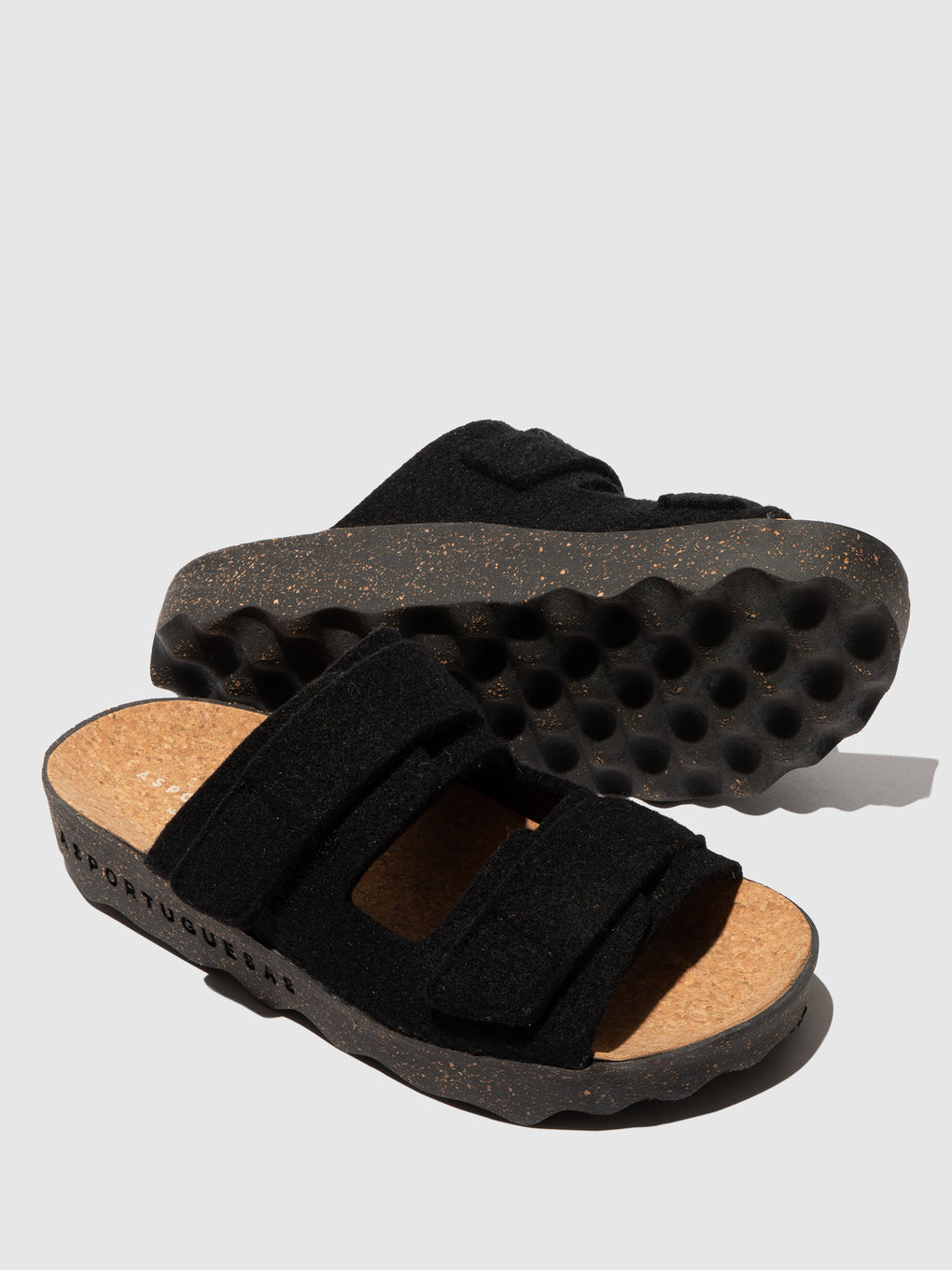 Velcro Sandals CLEEK BLACK - ASPORTUGUESAS