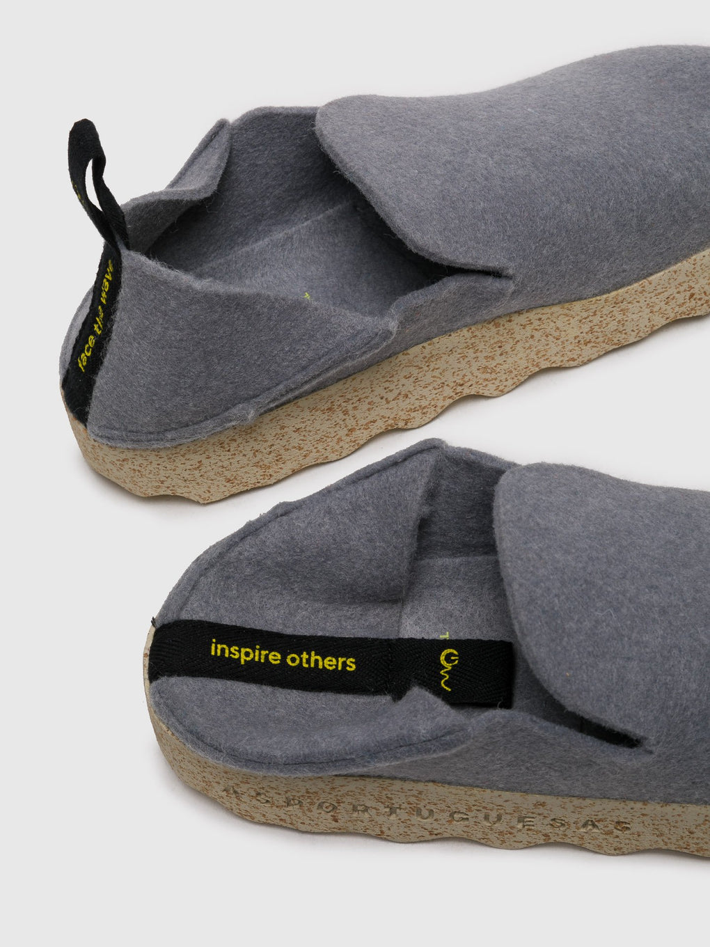 Round Toe Shoes CREW Gray