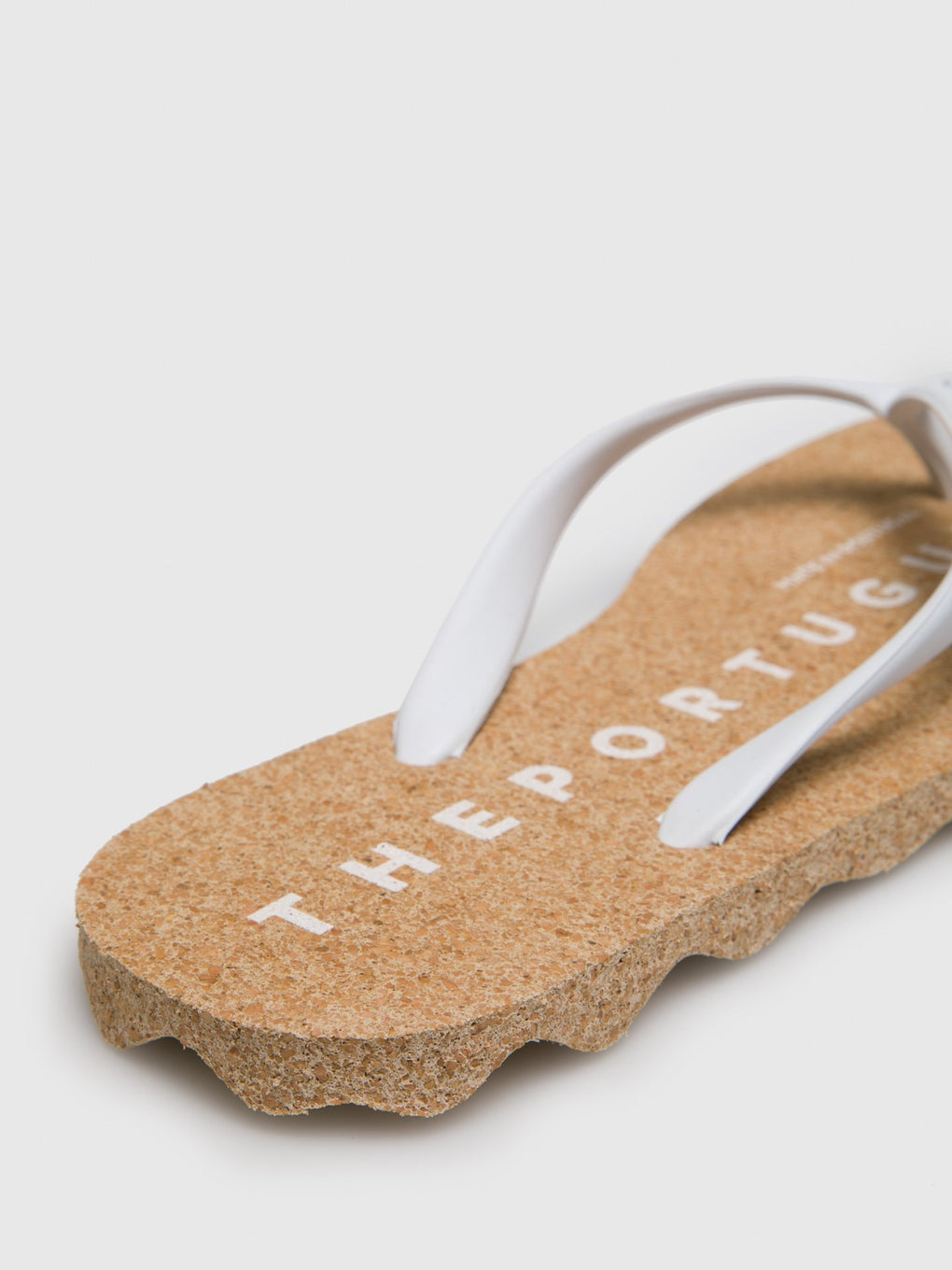 Beach Flip-Flops BASE White Rubber Strap