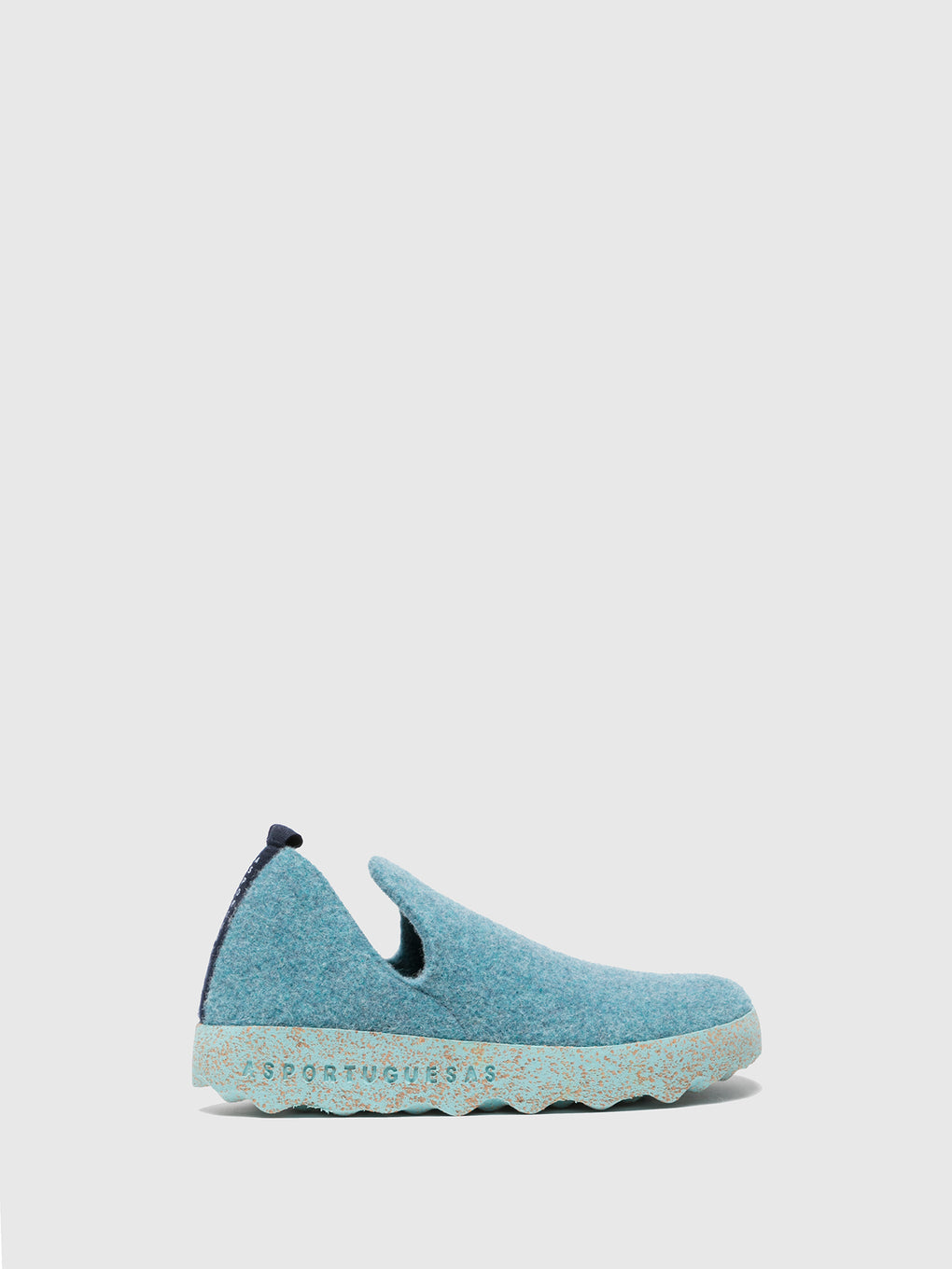 Round Toe Shoes CITY Lightblue