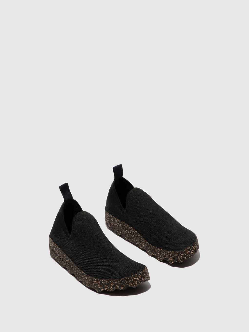 Elasticated Trainers CARE Black S.café Stretch