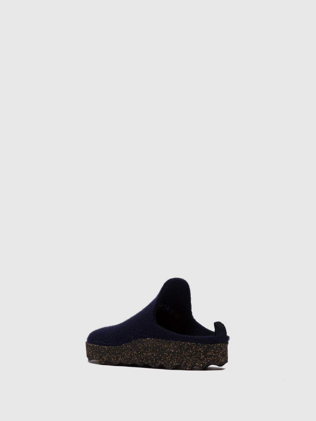 Round Toe Mules COME Navy